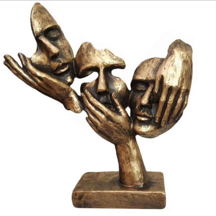 مجسمه طرح کر و کور و لال کدm601